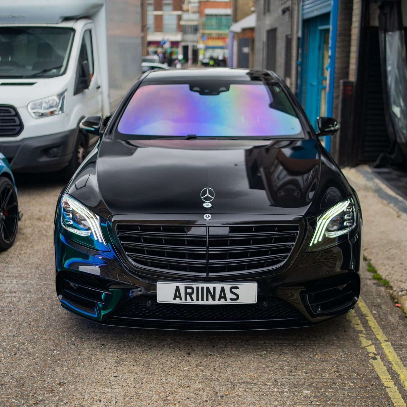 Mercedes S-Class — Dechrome · Chameleon Windscreen by London Tint Studio